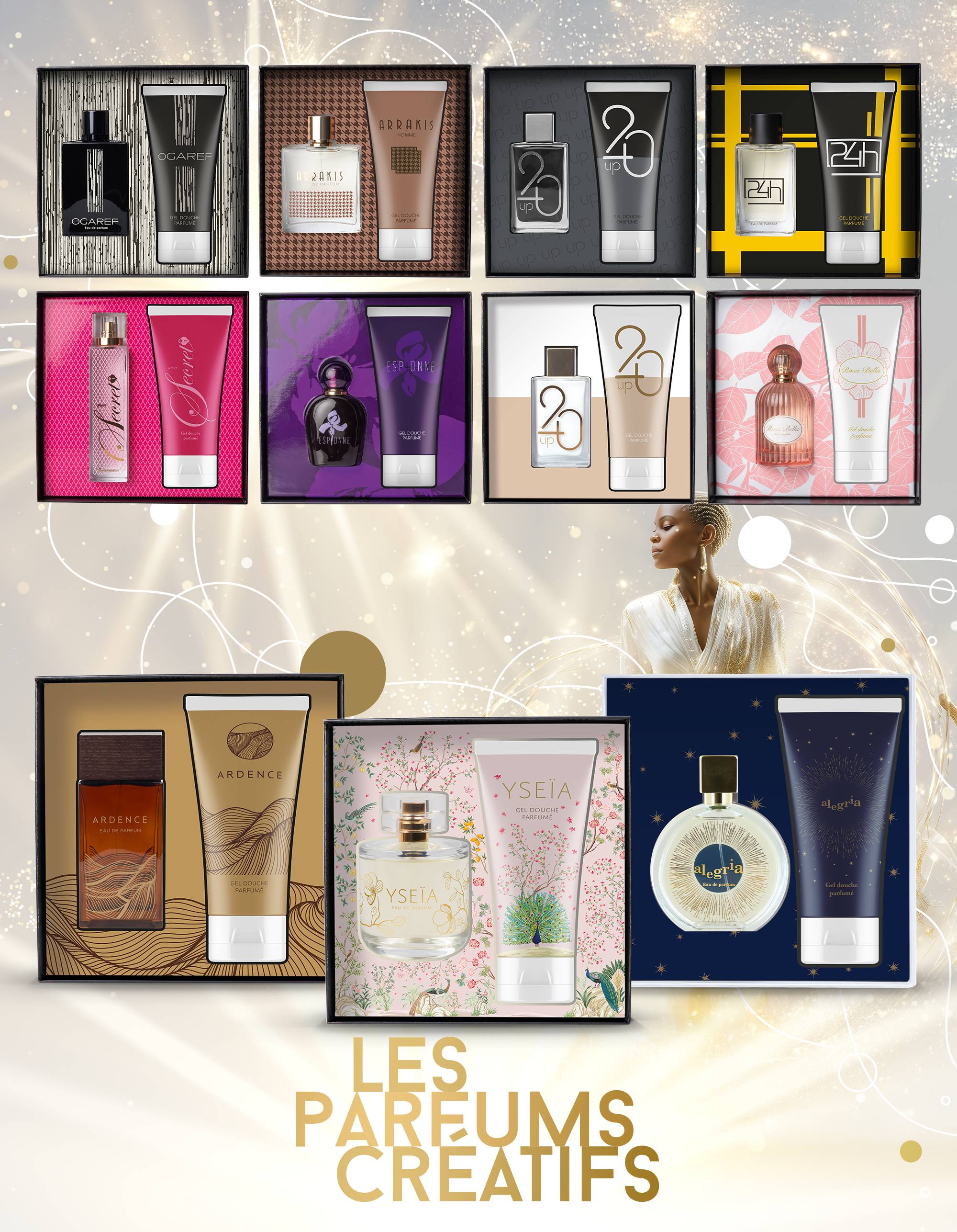 Parfums creatifs originaux hommes femmes