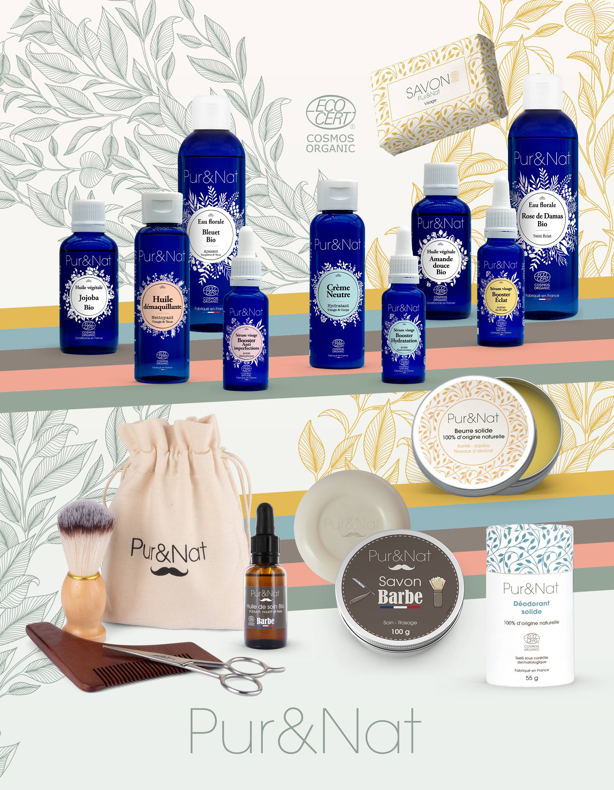 Soins solides vegan naturels Pur & Nat