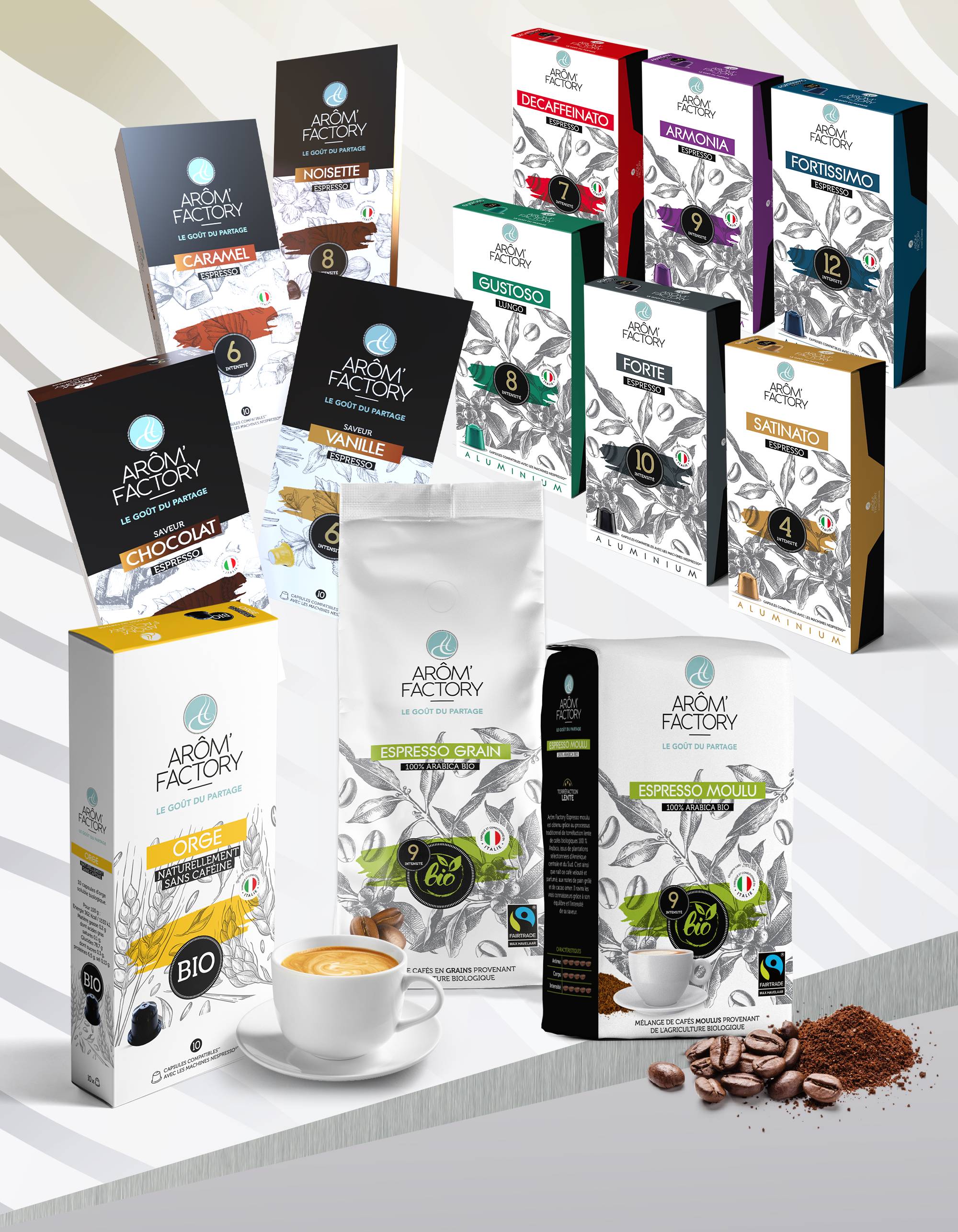 Cafés Ar&ocirc;m'Factory