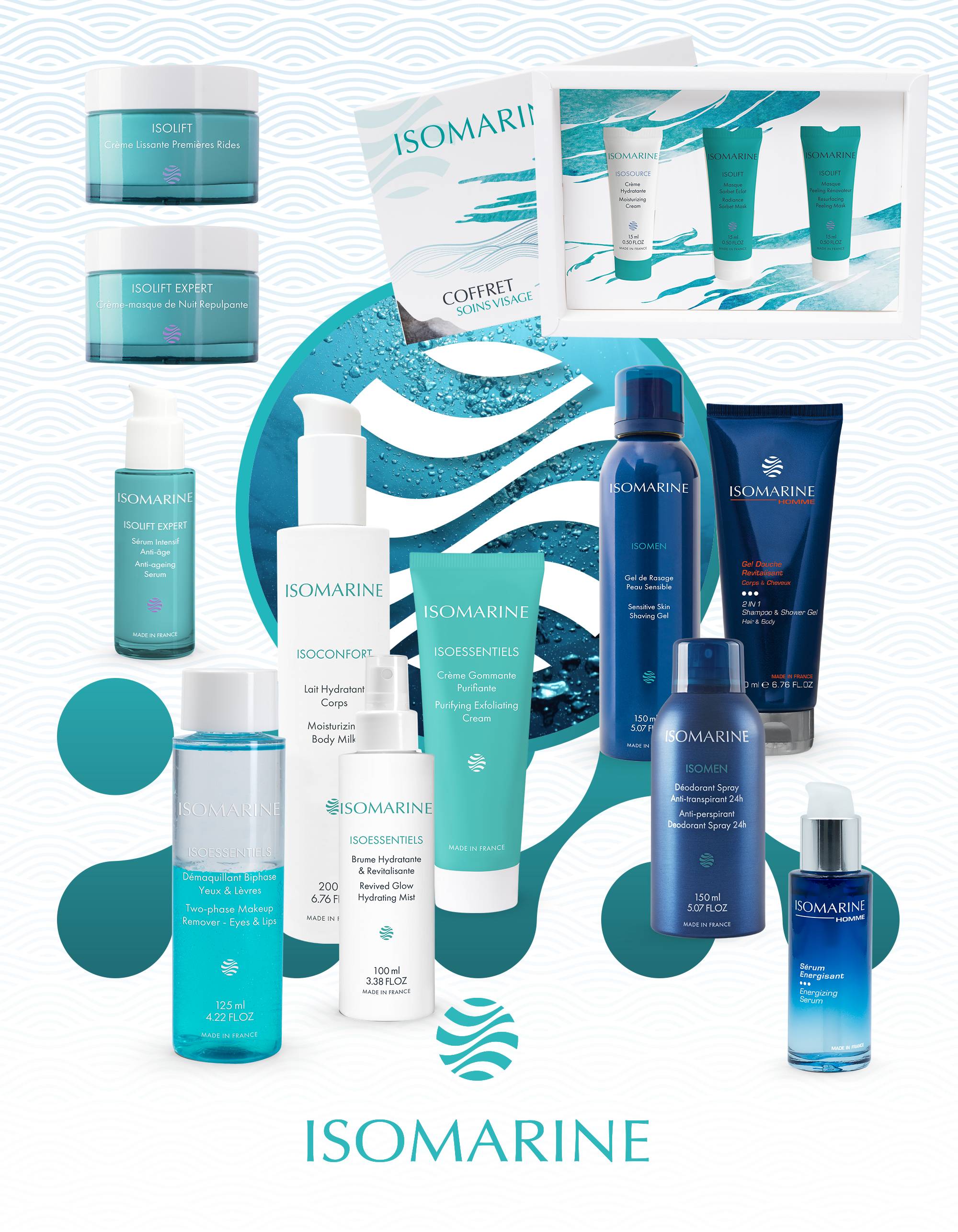 Produits de beaute et soins isomarine