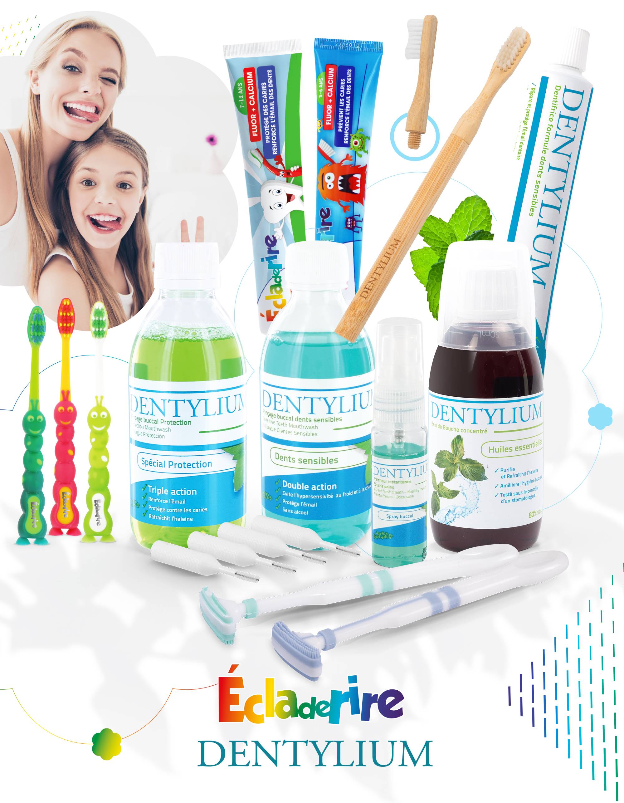 Dentifrices soins bucco dentaires Dentylium Écladerire