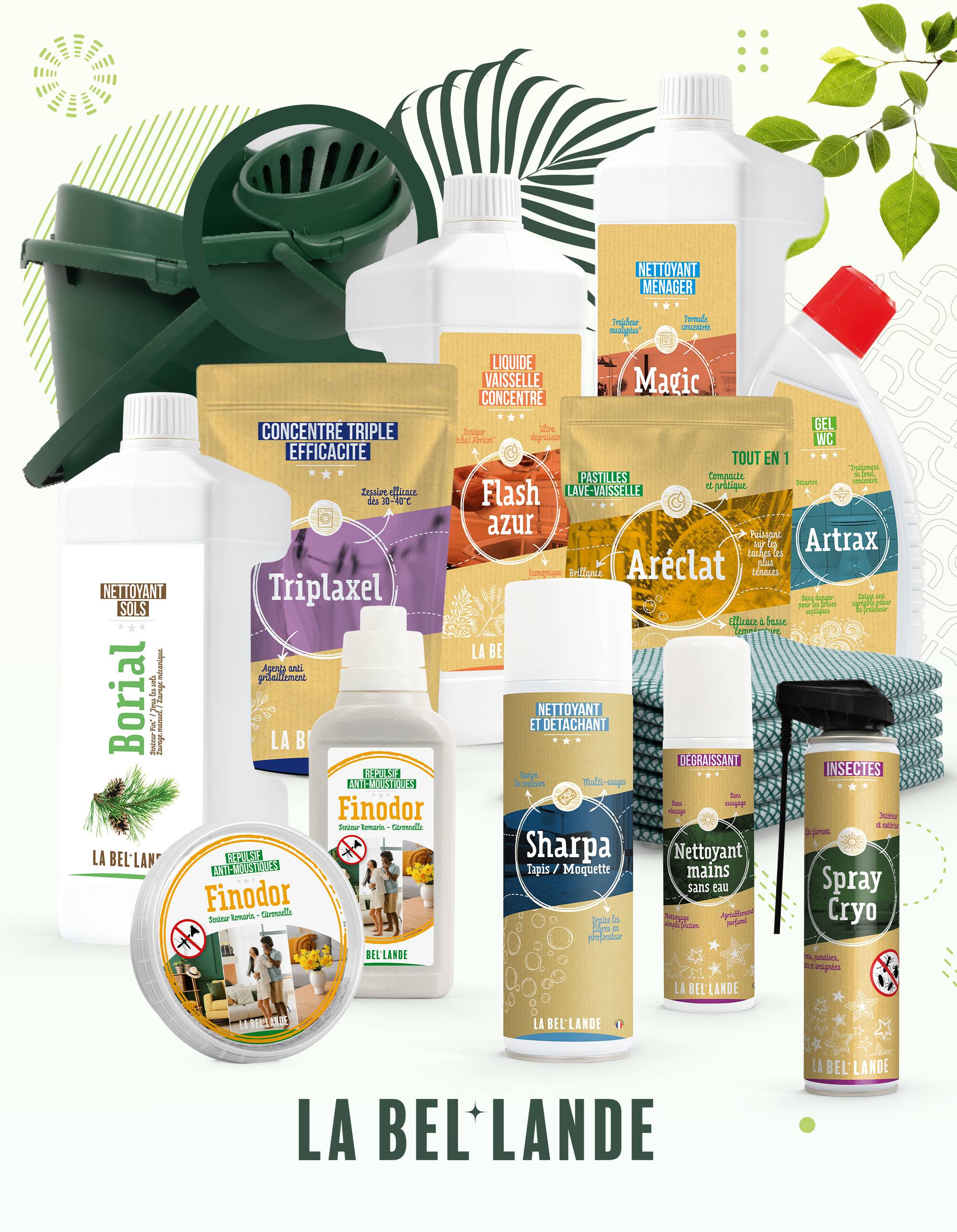 Produits entretien menagers la bel lande