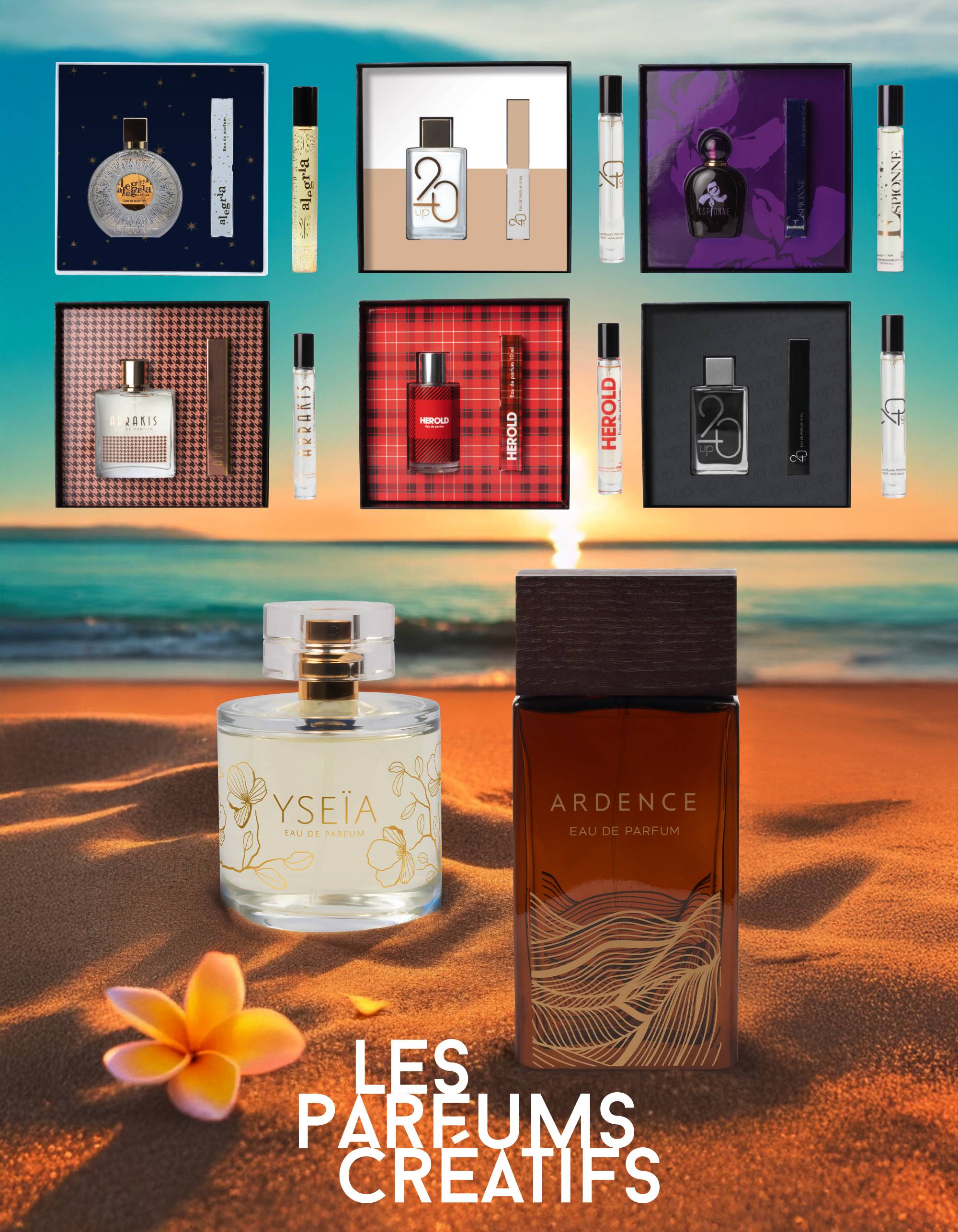 Parfums creatifs originaux hommes femmes