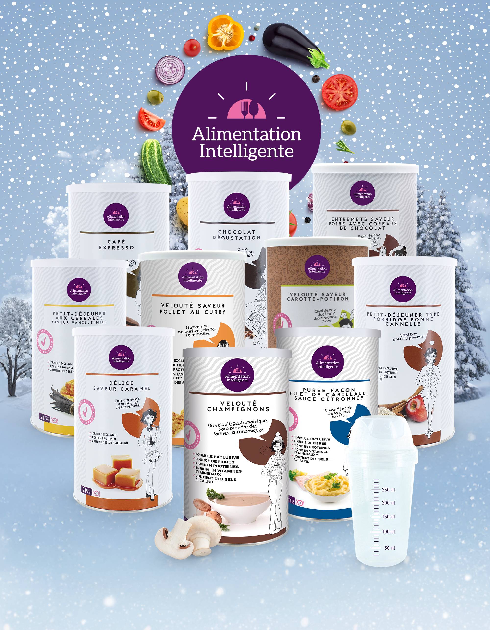 Substituts de repas alimentation intelligente