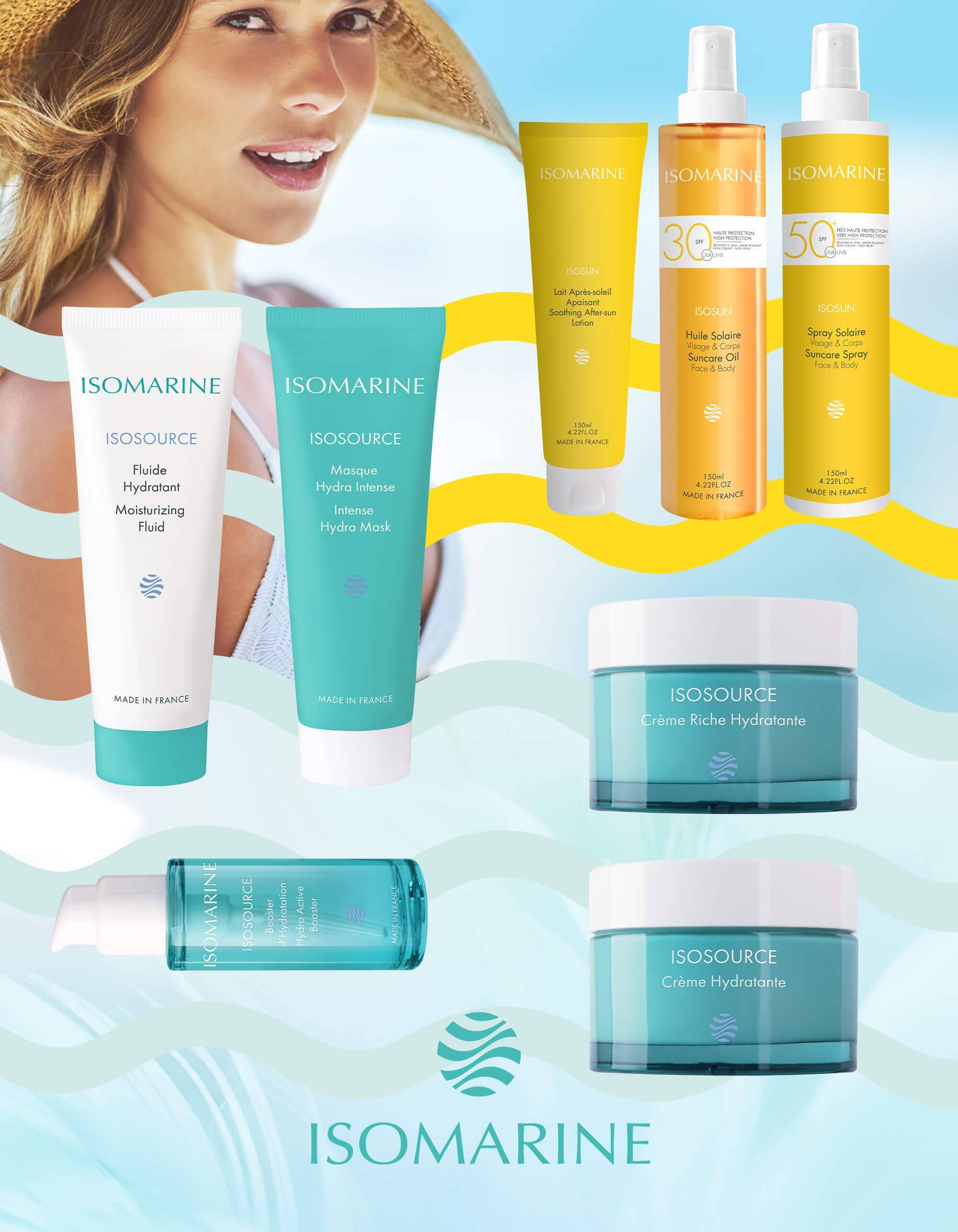 Produits de beauté et soins Isomarine en vidéo