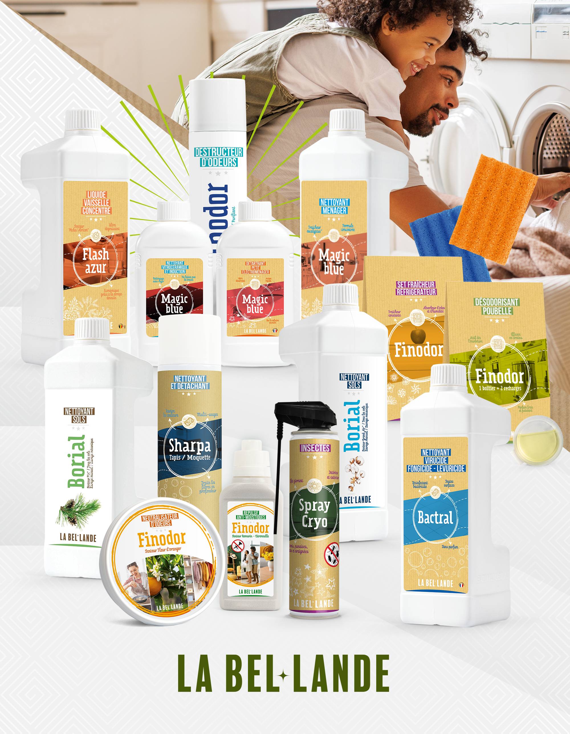 Produits entretien ménagers La Bel'Lande